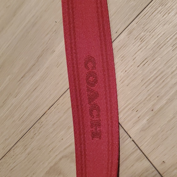 Coach Willow Ruby Leather Saddle Bag - Picture 13 of 14